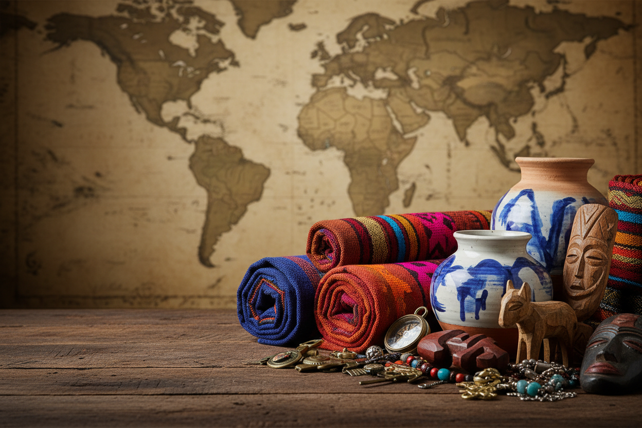 Exotic travel goods hero banner